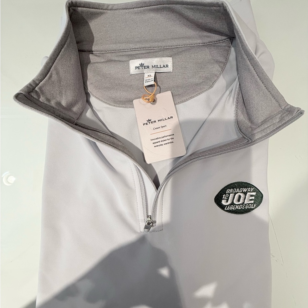 Brand New Peter Millar x Joe Namath Legends Golf Collab Quarter-Zip Pullover